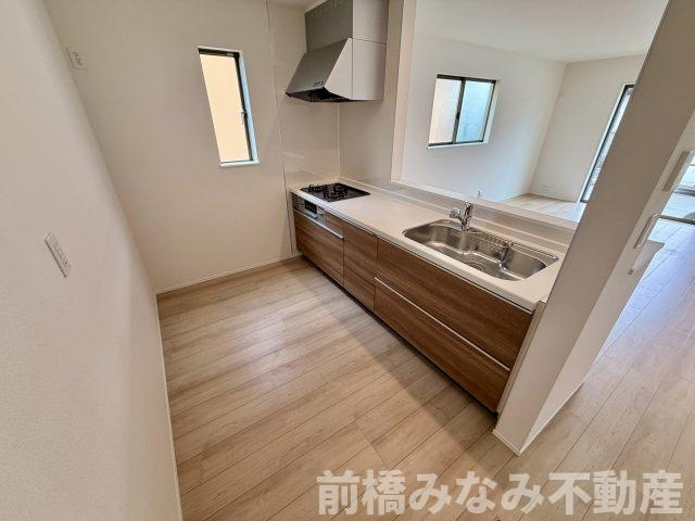 【新築】前橋市光が丘町　B号棟(全２棟)　ハートフルタウン　新築建売分譲のキッチン|キッチンです