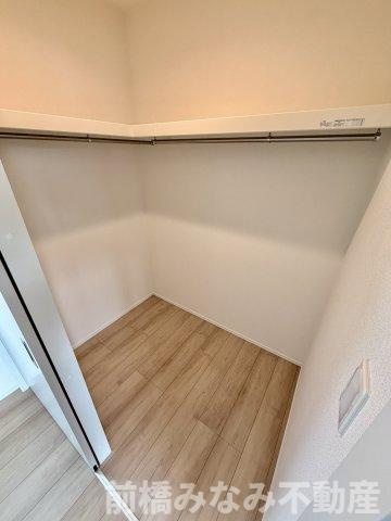 【新築】前橋市上新田町　限定１棟　ハートフルタウン　新築建売の収納|収納があります