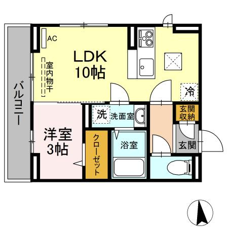 エル・ソル南庄町の間取り