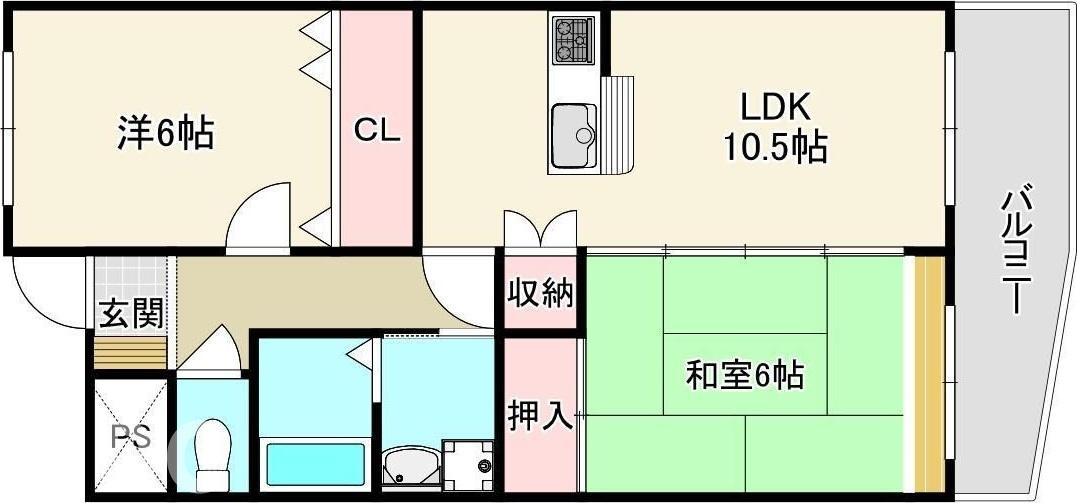 K`sガーデン住吉IIの間取り