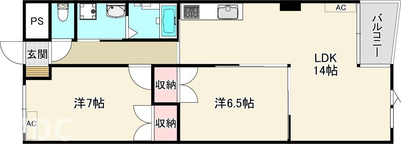 K`sガーデン神明の間取り