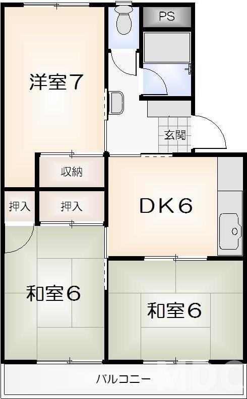 リバーサイド福井の間取り