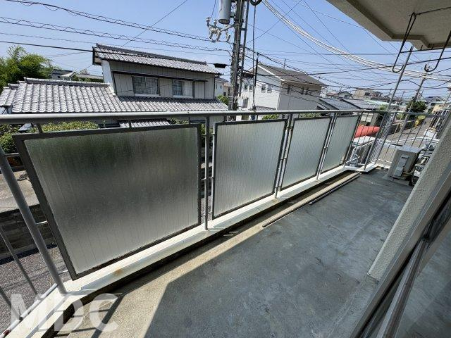 徳島市北沖洲２丁目の賃貸マンションのバルコニー