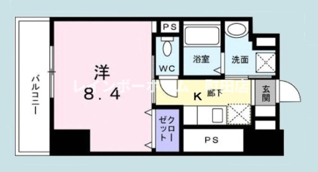 アベリア※初期費用分割あと払いサービス利用可能物件の間取り
