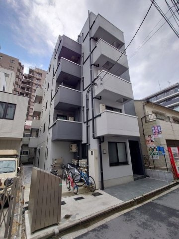 アルファキューブ西大島の外観
