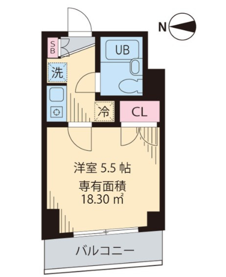 ベイステート安間の間取り
