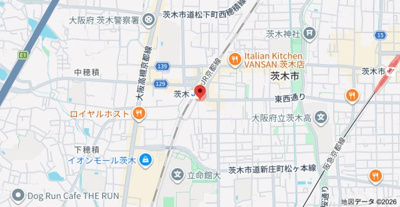 【地図】 | ジオ茨木西中条