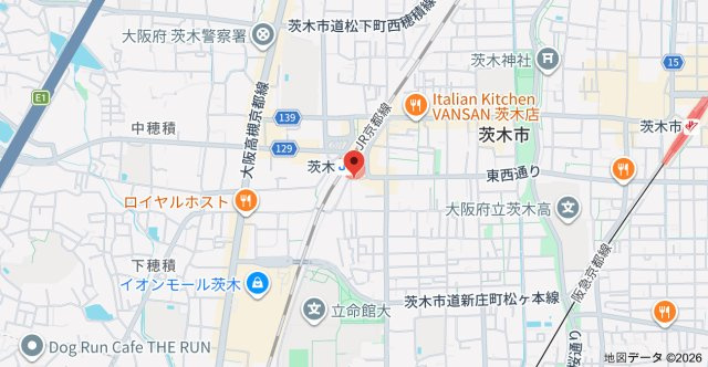 【地図】 | ジオ茨木西中条