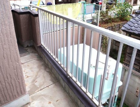 加藤コーポのバルコニー