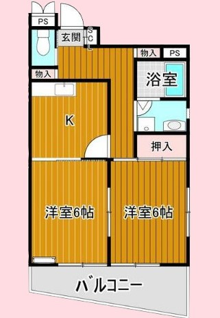 加藤コーポの間取り