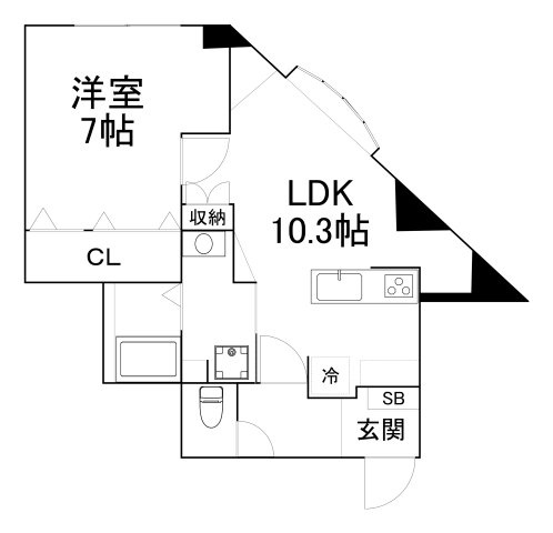 【間取り】 | 大拓ハイツ12