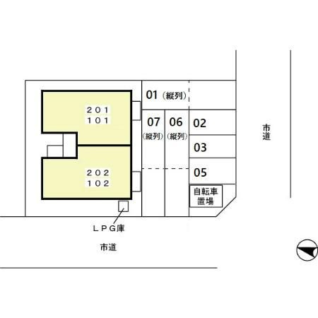 ティエラの区画図