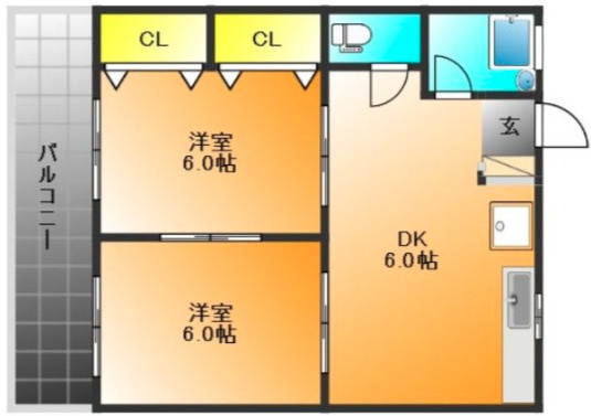 マンション106【キャッシュバック対象物件】の間取り