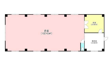 大津市衣川１丁目の倉庫の間取り