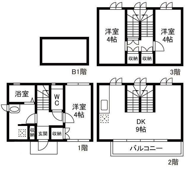 巣鴨戸建の間取り