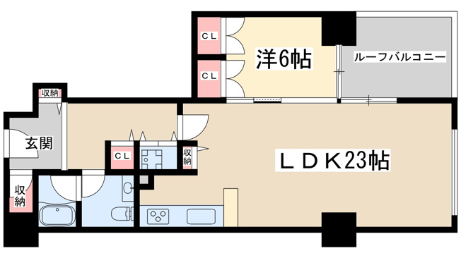 【間取り】 | ザ・グランドビューオオサカ