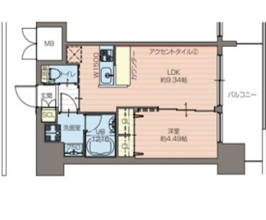 プレジオ都島ASIAN の間取り