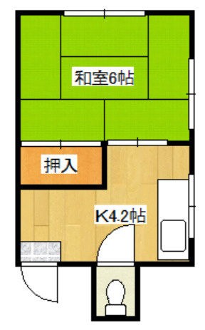 メゾン志賀の間取り|間取りです