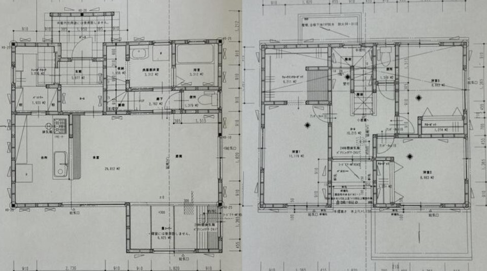 【中古戸建】前橋市青柳町の間取り|■間取り図｜181.59（約54.93坪）　建物面積：106.55（約32.23坪）　