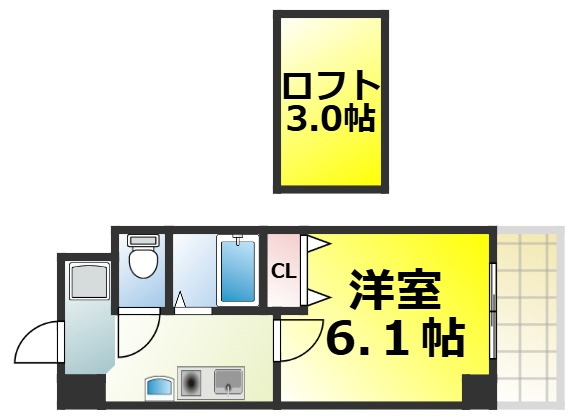【間取り】 | ハクユウ元町 仲介手数料無料