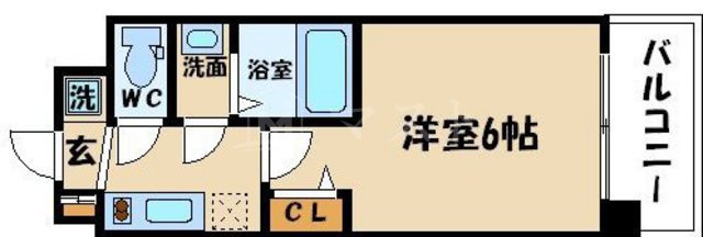 ドルチェヴィータ北浜の間取り