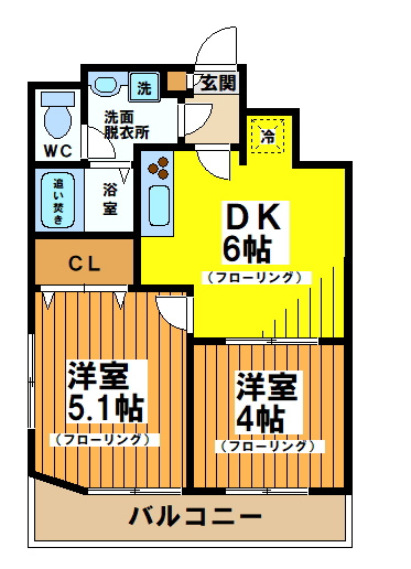 【間取り】 | 千代田マンション浜田山