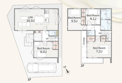 千葉市花見川区作新台一丁目　新築分譲住宅１号棟