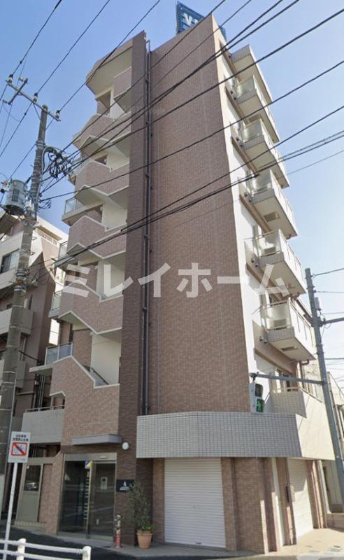 ルクシェール武蔵新田のエントランス