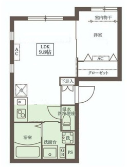 【間取り】 | COCOCUBE武蔵新田 | 間取りです。