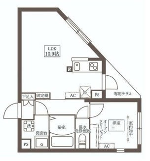 【間取り】 | COCOCUBE武蔵新田 | 間取りです。