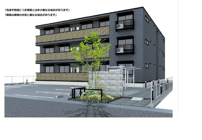 (仮称)沼津市共栄町分譲賃貸PJの外観|参考パース