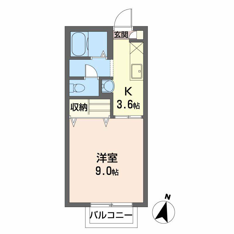 クレッシェンドの間取り