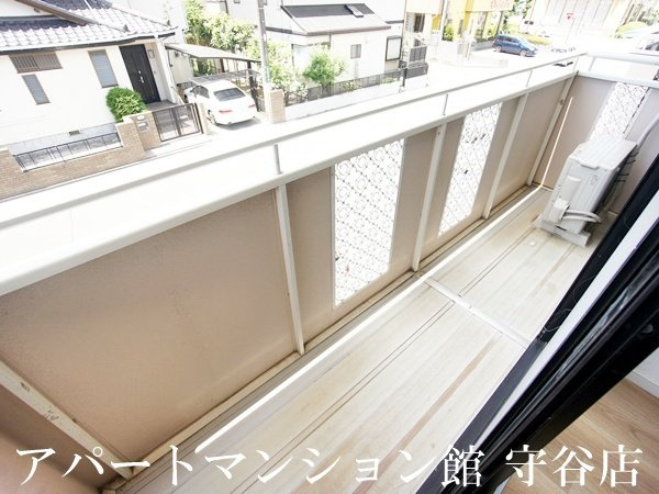 シルキーハイツのバルコニー