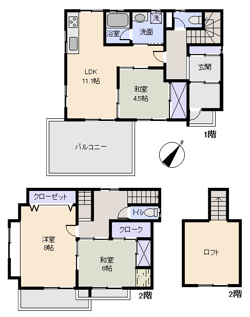 熱海市西山町　川のせせらぎを聞きながらの間取り