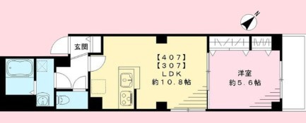 セントラルビューはなぶさの間取り