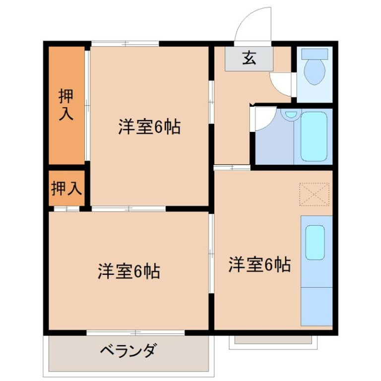 エスポワール平の間取り