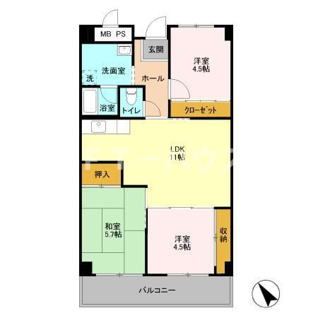 ファーストコーポ幕張本郷の間取り