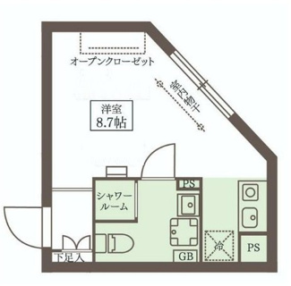 【間取り】 | COCOCUBE武蔵新田 | 間取りです。