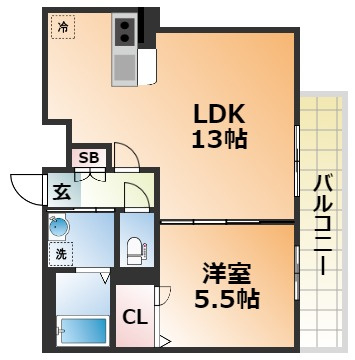 リオ・レジュール加古川の間取り