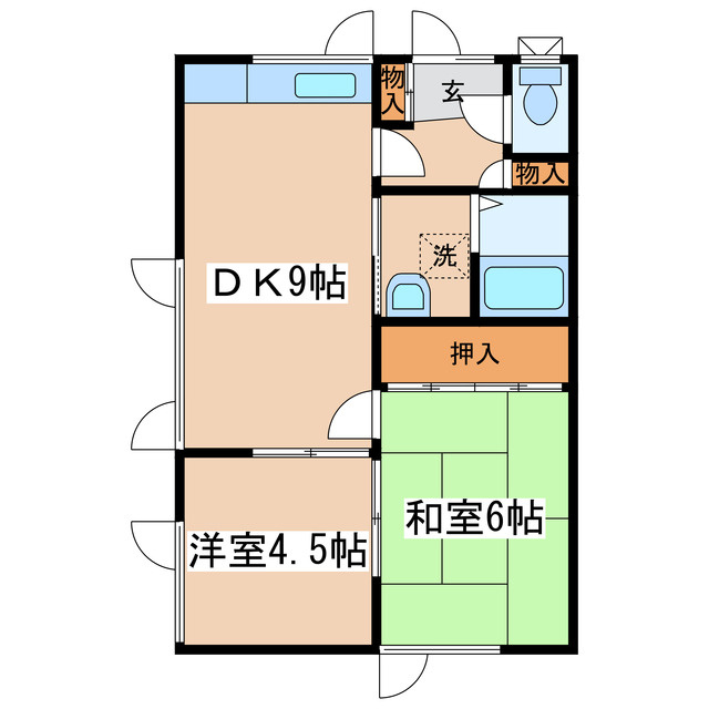 ハイツアピアレンスの間取り