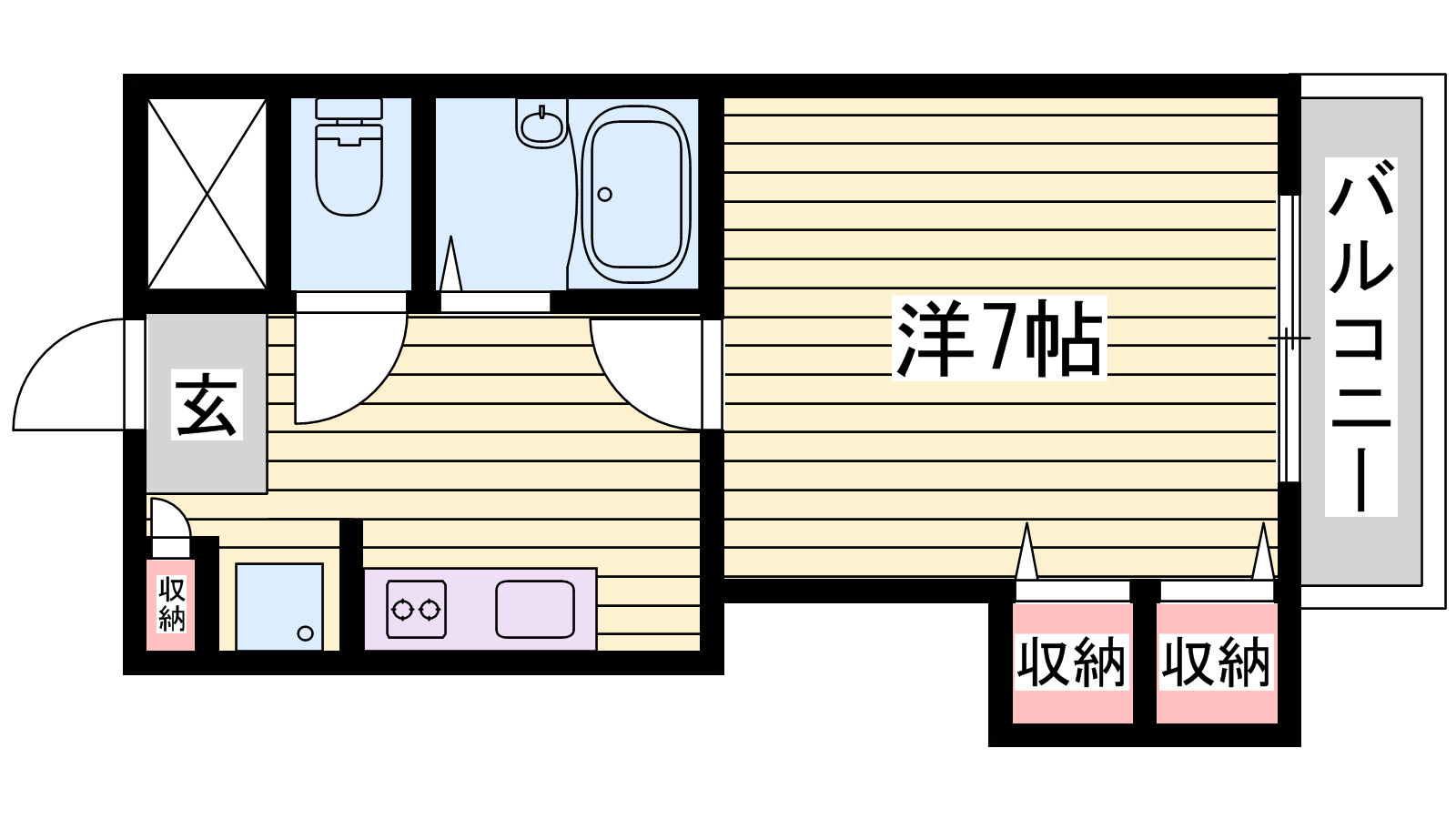 ジュネス神屋町の間取り