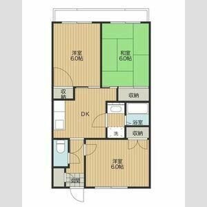 入間市大字下藤沢の賃貸マンションの間取り