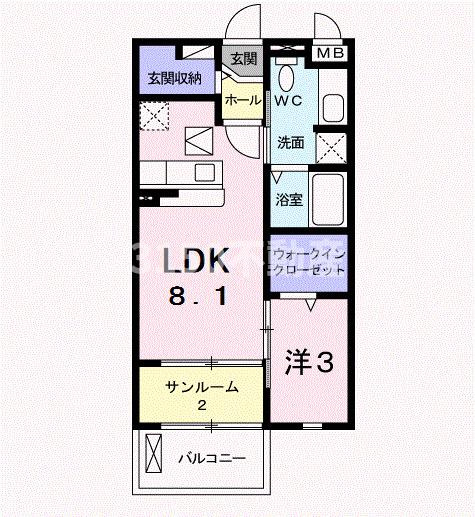 ボヤージュの間取り