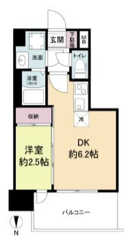 セレニテ天六ミラクの間取り