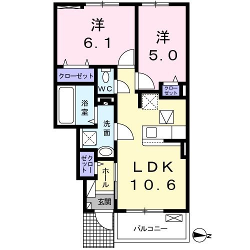 【間取り】 | クレインボッシェ