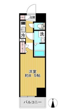SHOKEN Residence亀戸の間取り