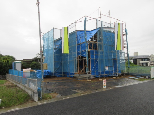 【仲介手数料無料】新築戸建　東松山市松山町3-6の前面道路含む現地写真
