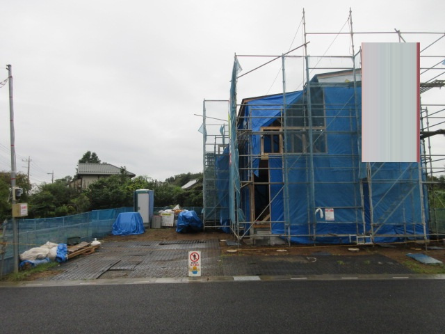 【仲介手数料無料】新築戸建　東松山市松山町3-6の前面道路含む現地写真