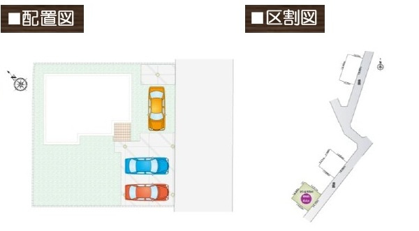 【仲介手数料無料】新築戸建　東松山市松山町3-6の区画図