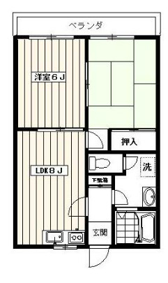 メゾンリバーサイドC棟の間取り
